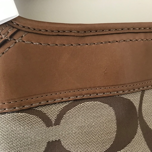 Coach Signature Handbag - Picture 3 of 8